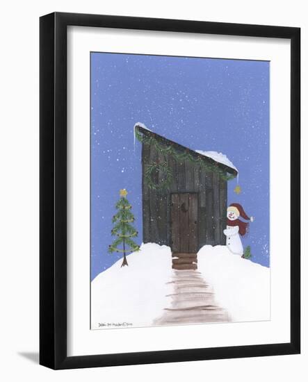 Barnwood Outhouse-Debbie McMaster-Framed Giclee Print