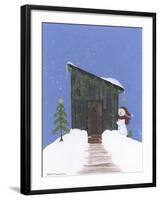 Barnwood Outhouse-Debbie McMaster-Framed Giclee Print