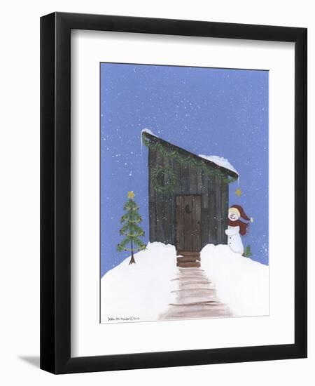 Barnwood Outhouse-Debbie McMaster-Framed Giclee Print