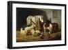 Barnyard, 1860-Arthur Fitzwilliam Tait-Framed Giclee Print