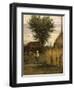 Barnyard, 1872-Silvestro Lega-Framed Giclee Print