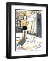 Barnyard Babies - Jack & Jill-null-Framed Giclee Print