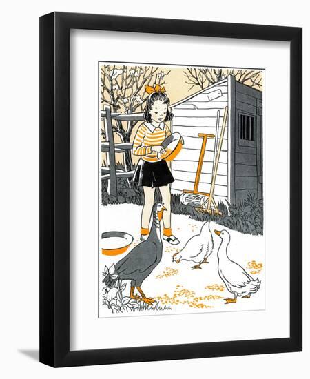 Barnyard Babies - Jack & Jill-null-Framed Giclee Print