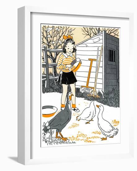 Barnyard Babies - Jack & Jill-null-Framed Giclee Print