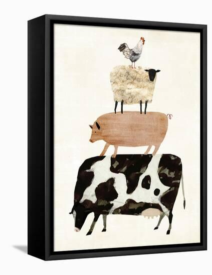 Barnyard Buds III-Victoria Borges-Framed Stretched Canvas