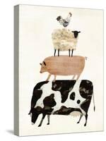 Barnyard Buds III-Victoria Borges-Stretched Canvas