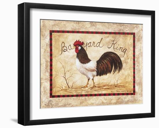 Barnyard King-unknown Sibley-Framed Art Print