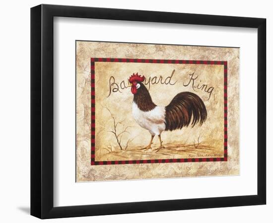 Barnyard King-unknown Sibley-Framed Art Print