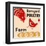 Barnyard Poultry-Farm Eggs-null-Framed Art Print