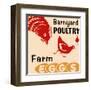 Barnyard Poultry-Farm Eggs-null-Framed Art Print