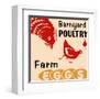 Barnyard Poultry-Farm Eggs-null-Framed Art Print