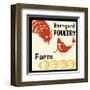 Barnyard Poultry-Farm Eggs-null-Framed Giclee Print