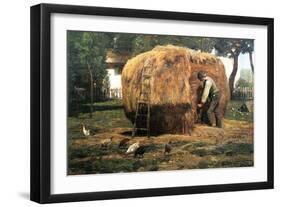 Barnyard-Childe Hassam-Framed Art Print