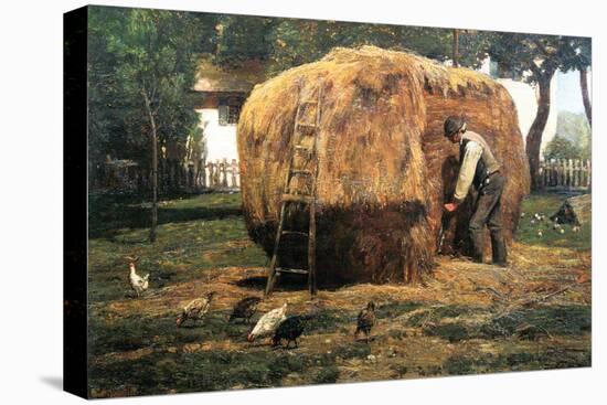 Barnyard-Childe Hassam-Stretched Canvas