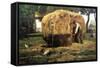 Barnyard-Childe Hassam-Framed Stretched Canvas