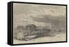 Baro Sound in the Gulf of Finland-Oswald Walters Brierly-Framed Stretched Canvas