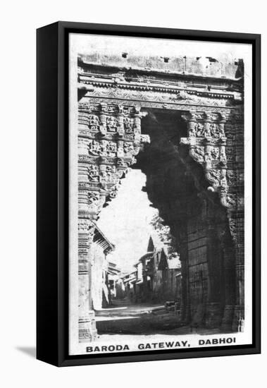 Baroda Gateway, Dabhoi, Gujarat, India, C1925-null-Framed Stretched Canvas