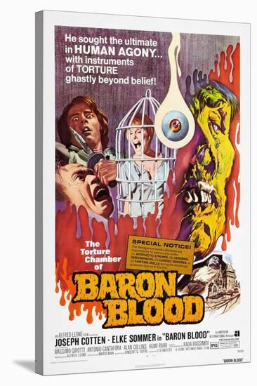 Baron Blood (aka Gli Orrori del Castello di Norimberga)-null-Stretched Canvas