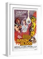 Baron Blood (aka Gli Orrori del Castello di Norimberga)-null-Framed Art Print