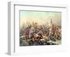 Baron Dominique Larrey (1766-1842) Crossing the Berezina, November 1812-Alexandre Solde-Framed Giclee Print