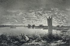 Werewolves, Illustration for "Legendes Rustiques" 1858-Baron Dudevant Jean Francois Maurice Sand-Stretched Canvas