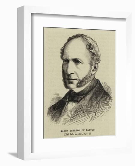 Baron Egerton of Tatton-null-Framed Giclee Print