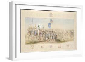 Baron Glenlyon, Knight of the Gael, 1839-James Henry Nixon-Framed Giclee Print