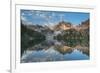 Baron Lake Monte Verita Peak Sawtooth Mountains II-Alan Majchrowicz-Framed Photographic Print