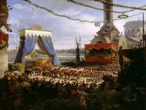 Entry of Charles X into Paris, after His Consecration, 6 June 1825-Louis-François, Baron Lejeune-Giclee Print