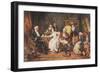 Baron Munchhausen Relating His Adventures-Robert Alexander Hillingford-Framed Giclee Print