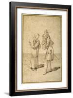 Baron Philip Von Stosch Showing an Antique Gem to Sabbatini-Pier Leone Ghezzi-Framed Giclee Print