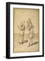 Baron Philip Von Stosch Showing an Antique Gem to Sabbatini-Pier Leone Ghezzi-Framed Giclee Print