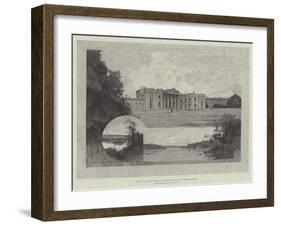 Baron's Court, the Duke of Abercorn's Seat, County Tyrone, Ireland-Charles Auguste Loye-Framed Giclee Print