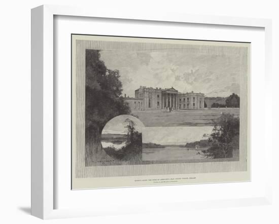 Baron's Court, the Duke of Abercorn's Seat, County Tyrone, Ireland-Charles Auguste Loye-Framed Giclee Print