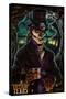 Baron Samedi Voodoo - El Paso, Texas-Lantern Press-Stretched Canvas