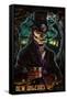 Baron Samedi Voodoo - New Orleans, Louisiana-Lantern Press-Framed Stretched Canvas