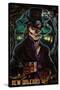 Baron Samedi Voodoo - New Orleans, Louisiana-Lantern Press-Stretched Canvas