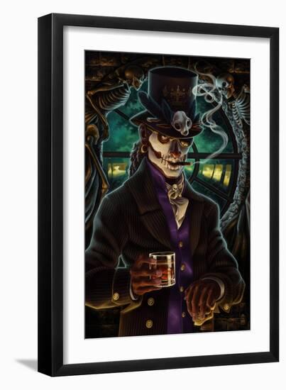 Baron Samedi Voodoo-Lantern Press-Framed Art Print