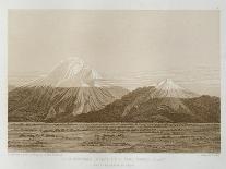 T.1593 Mt. Chimborazo and Mt. Carguairazo, Drawn by Hildebrandt after a Sketch by Humboldt,…-Friedrich Alexander, Baron Von Humboldt-Giclee Print