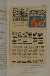 T.1605 Fragments of a Hieroglyphical Manuscript at Dresden, from Vol II of 'Researches Concerning…-Friedrich Alexander, Baron Von Humboldt-Giclee Print