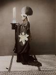 A Shinto Priest Offering Sake to the Kami, 1880-Baron Von Raimund Stillfried-Stretched Canvas