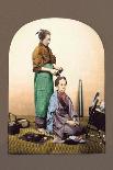 A Shinto Priest Offering Sake to the Kami, 1880-Baron Von Raimund Stillfried-Giclee Print