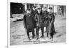 Baron Von Richthofen with Fellow Pilots, Including His Brother Lothar-German photographer-Framed Giclee Print