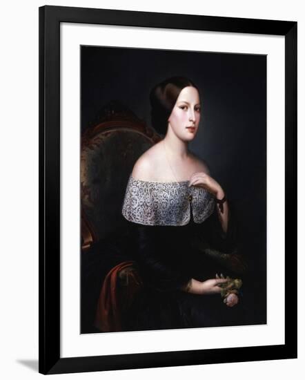 Baroness Angela De Reinelt-Felice Schiavoni-Framed Art Print