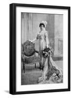 Baroness Orczy, British Novelist, Playwright and Artist of Hungarian Origin, 1913-null-Framed Giclee Print