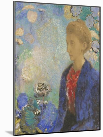 Baronne de Domecy, c.1900-Odilon Redon-Mounted Giclee Print