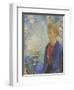 Baronne de Domecy, c.1900-Odilon Redon-Framed Giclee Print