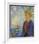 Baronne de Domecy-Odilon Redon-Framed Art Print