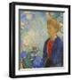 Baronne de Domecy-Odilon Redon-Framed Art Print