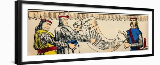 Barons with the Magn Carta from 1199, (1932)-Rosalind Thornycroft-Framed Giclee Print